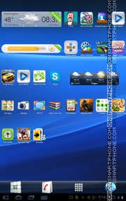 Xperia 05 tema screenshot