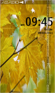 Leaves 02 tema screenshot