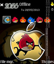 Скриншот темы Angry Birds 2026
