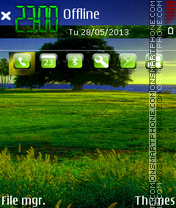 Nature S60 v3 tema screenshot