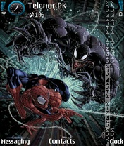 Capture d'écran Spider Venom thème