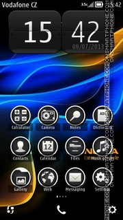 Nokia Wave 03 tema screenshot