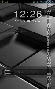 Dark Cubes theme screenshot