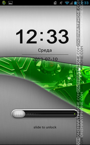 Capture d'écran Green Tech thème