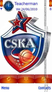 CSKA Moscow theme screenshot