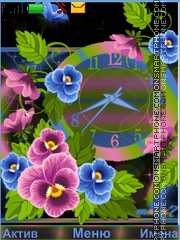 Скриншот темы Flowers
