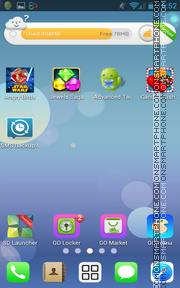 iOS 7 iPhone theme screenshot