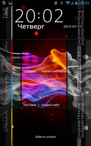 Abstract Smoke tema screenshot