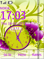 Green-Purple Theme tema screenshot