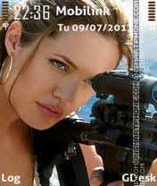 Capture d'écran Angelina thème