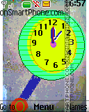 Clock animated es el tema de pantalla