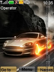 Fire Speed tema screenshot