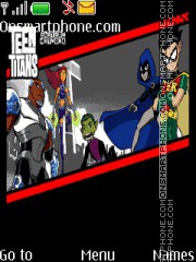 Teen Titans tema screenshot