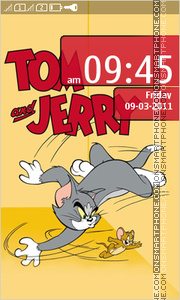 Tom Jerry Full Touch es el tema de pantalla