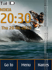 Jet Ski tema screenshot