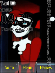 Harley Quinn tema screenshot