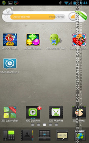 Hi Black Android theme screenshot