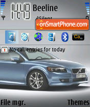Volvo C30 tema screenshot