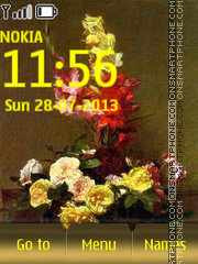 Art Flowers 01 tema screenshot