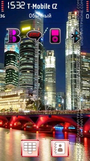 City Nightlights tema screenshot