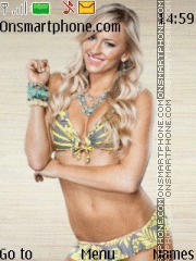 WWE Summer Rae Bikini tema screenshot