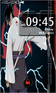 Sasuke Uchiha 05 theme screenshot