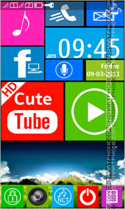 Windows Phone 8 for Asha theme screenshot