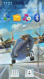 An-12BK Soviet Aircraft theme screenshot