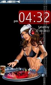Скриншот темы Sexy DJ