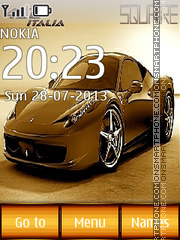 Скриншот темы Ferrari 458 Italia 02