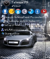 Audi r8 theme screenshot