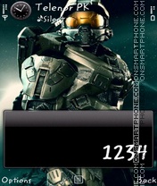 Capture d'écran Halo thème