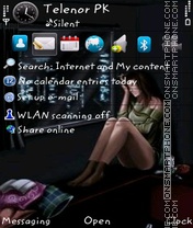 Alone Girl tema screenshot