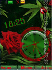 Scarlet roses theme screenshot