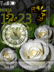 Скриншот темы White Roses