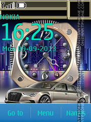 Capture d'écran Audi Night City thème