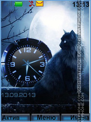 Capture d'écran Moon Cat thème