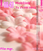 Pink flower adam11 Theme-Screenshot