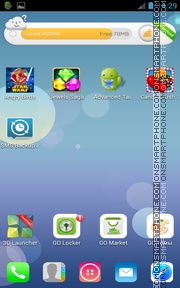 iOS7 tema screenshot