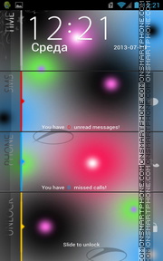 Скриншот темы Colorful Dots 01