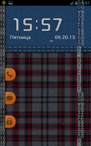 Sweet Locker For Android theme screenshot
