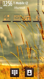 Скриншот темы Wheat Field 01