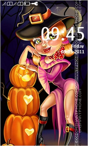 Halloween Night 06 tema screenshot