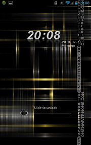 Black & Gold 01 theme screenshot