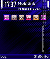 Capture d'écran Kinky blue thème