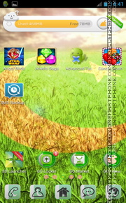 Pakistan Flag 01 theme screenshot