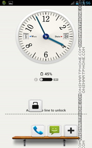 Windows 8 Widget Clock theme screenshot