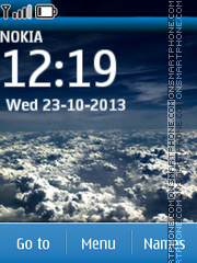 Clouds With Mp3 Ringtone tema screenshot