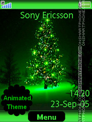 Christmas Tree theme screenshot