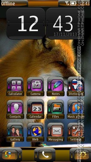 Fox tema screenshot